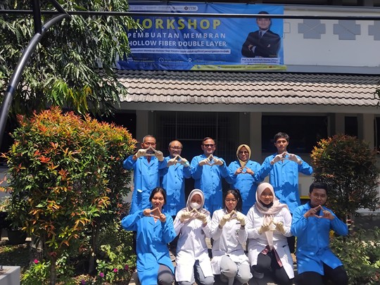 Dokumentasi Workshop Pembuatan Membran Hollow Fiber Double Layer dan Flat Sheet